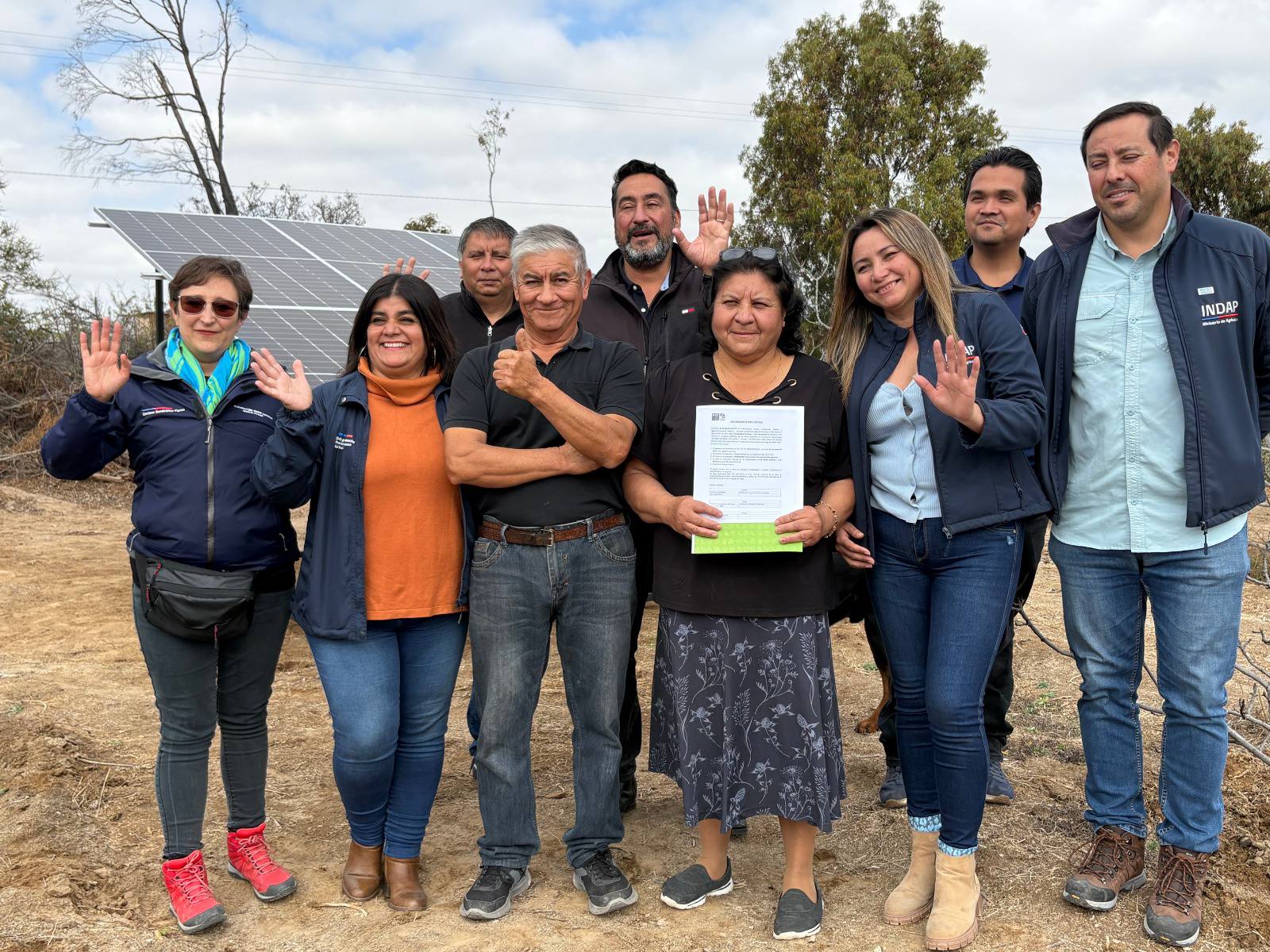 Proyecto de riego con energ&iacute;a fotovoltaica recibe recurso del gobierno a trav&eacute;s de Indap Beneficia a usuarios de program